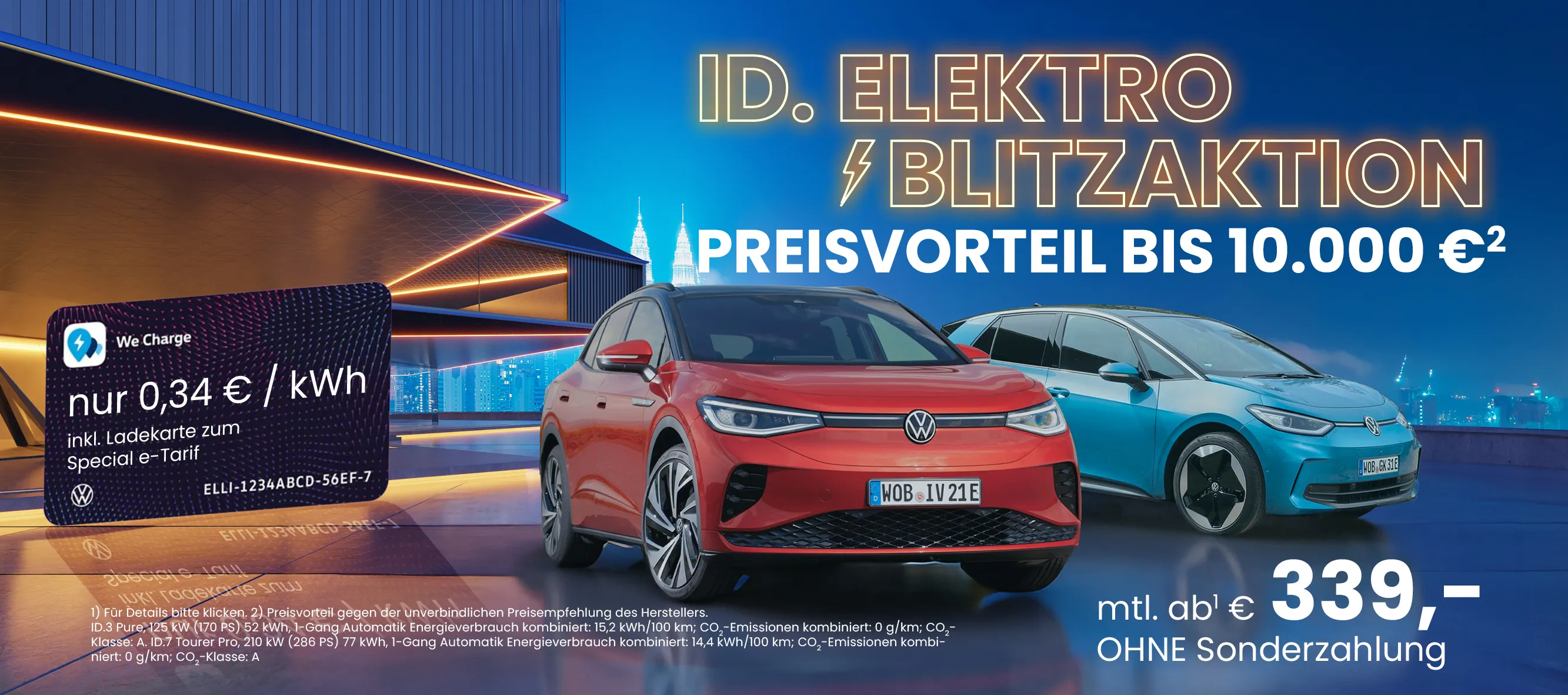 VW ID Preisvorteil