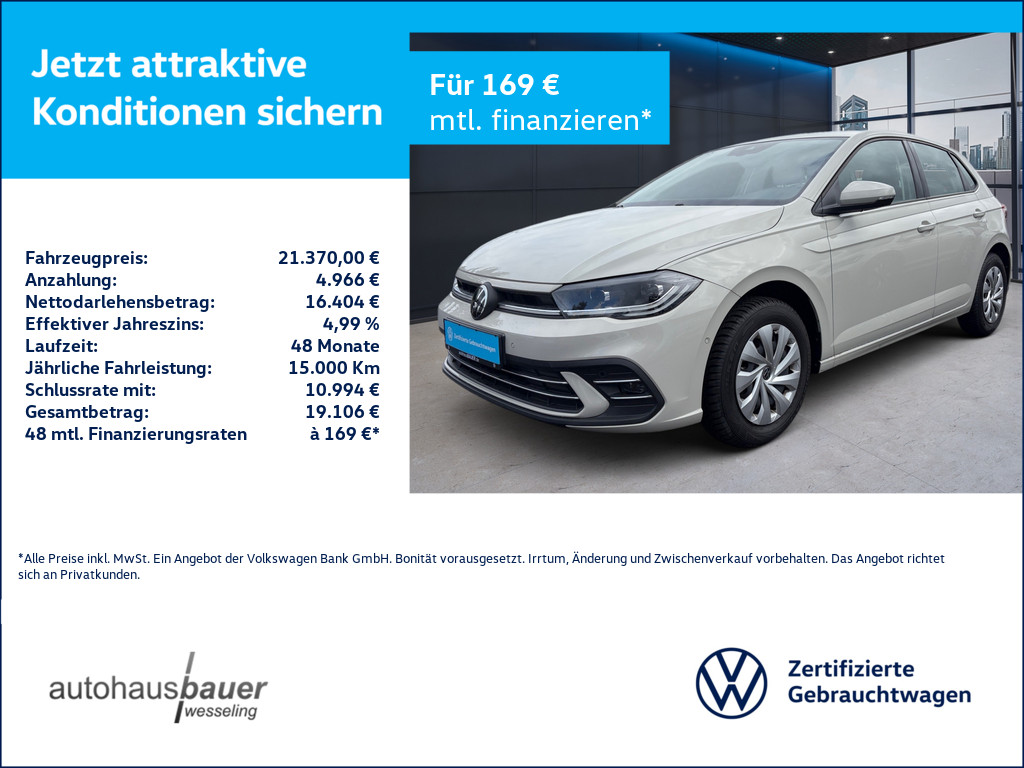 Polo 1.0 TSI Style *NAV,LEDMatrix,APP,2ZonenKlima,Parklenkassistent*